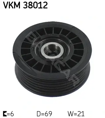 Ролик ремня генератора SKF VKM38012