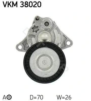 Натяжитель ремня генератора SKF VKM38020