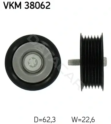 Ролик ремня генератора SKF VKM38062