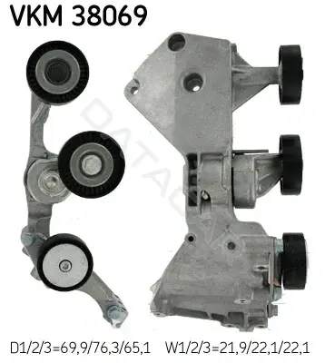 Натяжитель ремня генератора SKF VKM38069