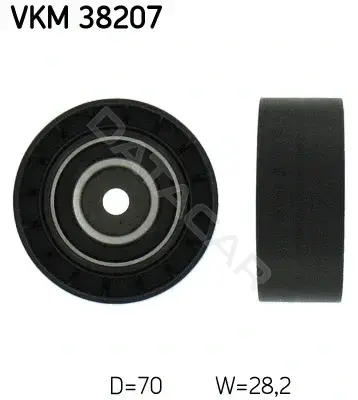 Ролик ремня генератора SKF VKM38207