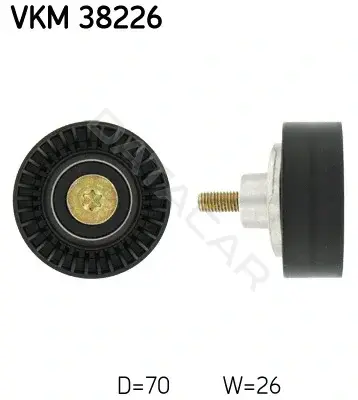 Ролик ремня генератора SKF VKM38226