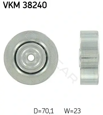 Ролик ремня генератора SKF VKM38240