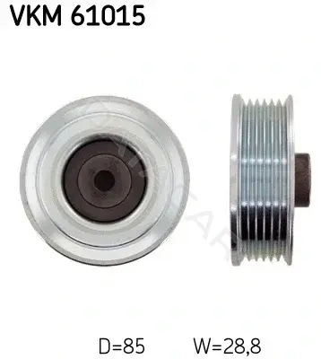 Ролик ремня генератора SKF VKM61015