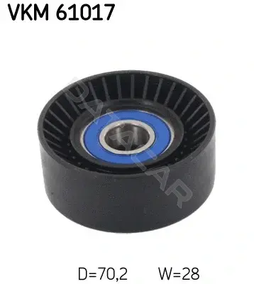 Ролик ремня генератора SKF VKM61017