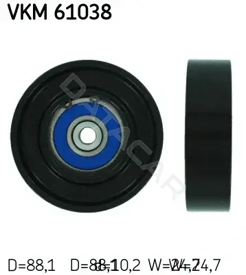 Ролик ремня генератора SKF VKM61038