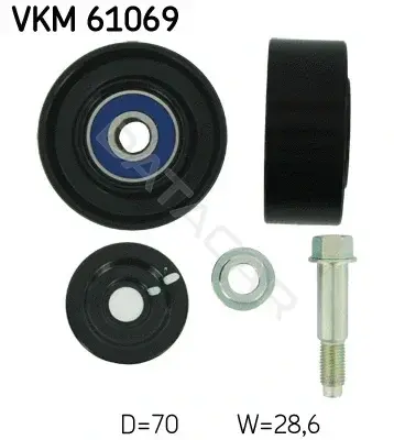 Ролик ремня генератора SKF VKM61069