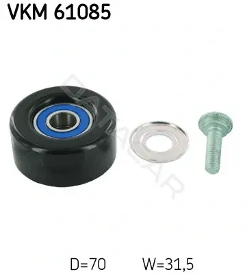 Ролик ремня генератора SKF VKM61085