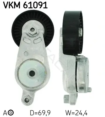 Натяжитель ремня генератора SKF VKM61091
