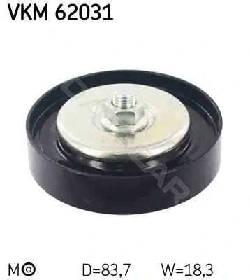 Натяжитель ремня генератора SKF VKM62031