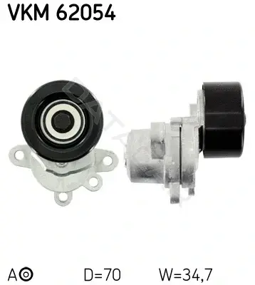 Натяжитель ремня генератора SKF VKM62054