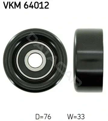 Ролик ремня генератора SKF VKM64012
