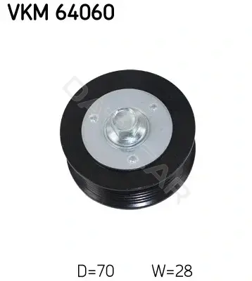 Ролик ремня генератора SKF VKM64060