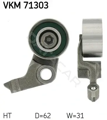 Натяжной ролик ГРМ SKF VKM71303