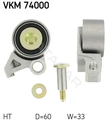 Натяжной ролик ГРМ SKF VKM74000