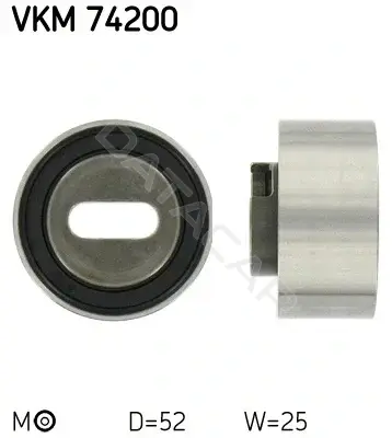 Натяжной ролик ГРМ SKF VKM74200