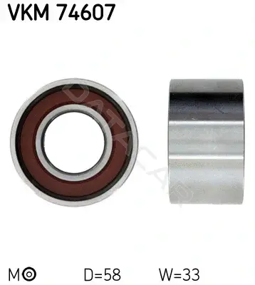Натяжной ролик ГРМ SKF VKM74607