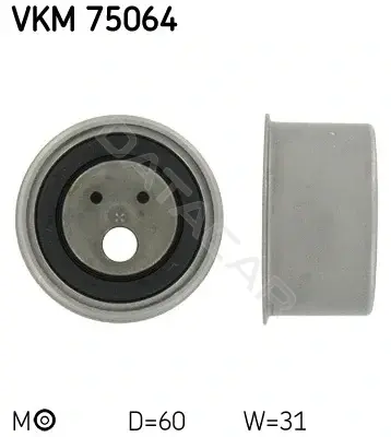 Натяжной ролик ГРМ SKF VKM75064