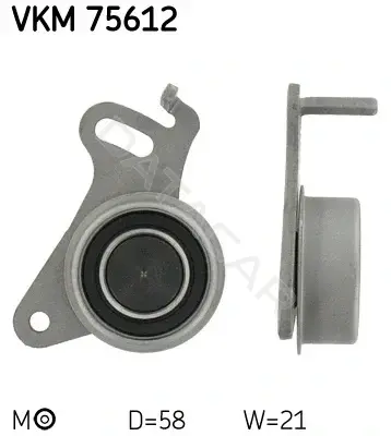 Натяжной ролик ГРМ SKF VKM75612