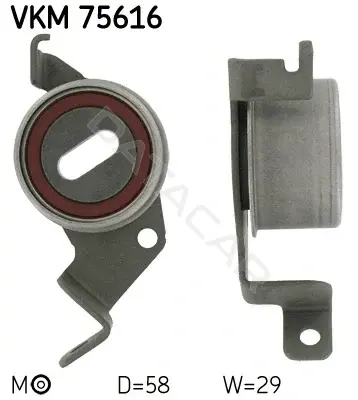 Натяжной ролик ГРМ SKF VKM75616