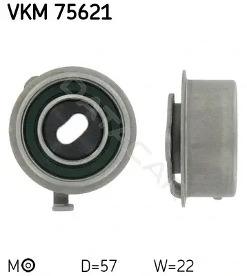 Натяжной ролик ГРМ SKF VKM75621