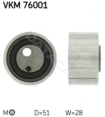 Натяжной ролик ГРМ SKF VKM76001