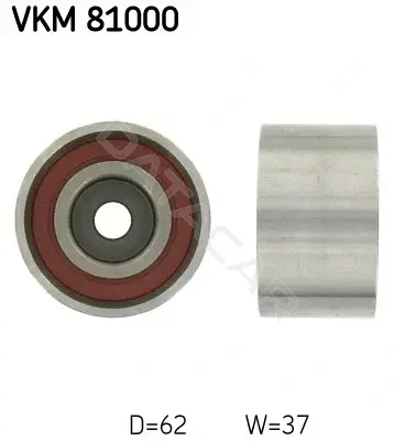 Ролик обводной ремня грм SKF VKM81000