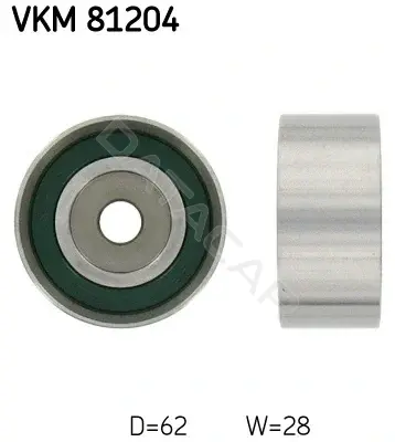 Ролик обводной ремня грм SKF VKM81204