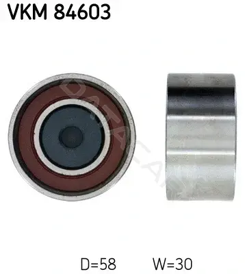 Ролик обводной ремня грм SKF VKM84603