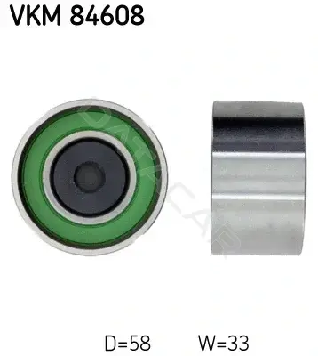 Ролик обводной ремня грм SKF VKM84608