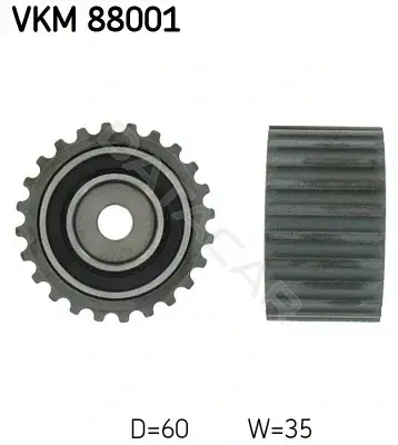 Ролик обводной ремня грм SKF VKM88001