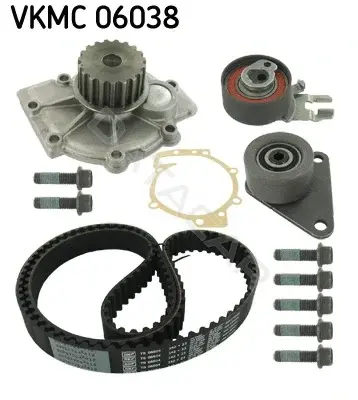 Комплект ГРМ с помпой SKF VKMC06038