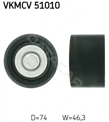 Натяжной ролик ГРМ SKF VKMCV51010