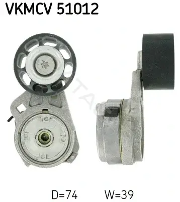 Натяжной ролик ГРМ SKF VKMCV51012