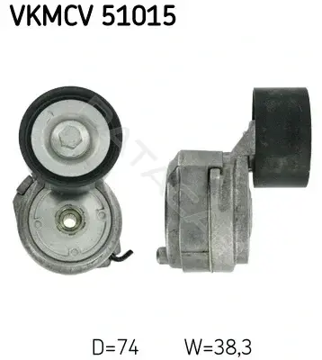 Натяжной ролик ГРМ SKF VKMCV51015