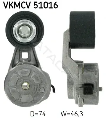Ролик ремня генератора SKF VKMCV51016