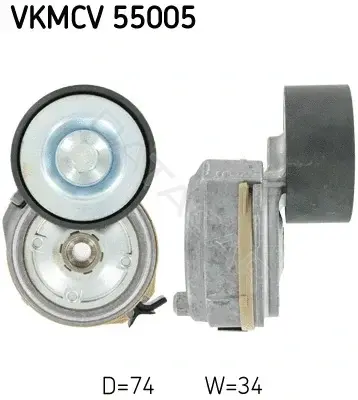 Натяжной ролик ГРМ SKF VKMCV55005