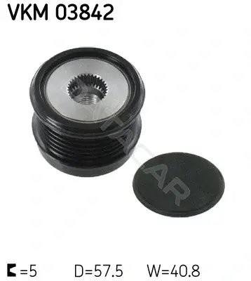 Шкив генератора SKF VKM03842