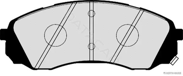 Тормозные колодки HERTH+BUSS J3600336