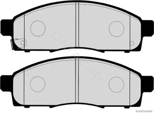 Тормозные колодки HERTH+BUSS J3601030