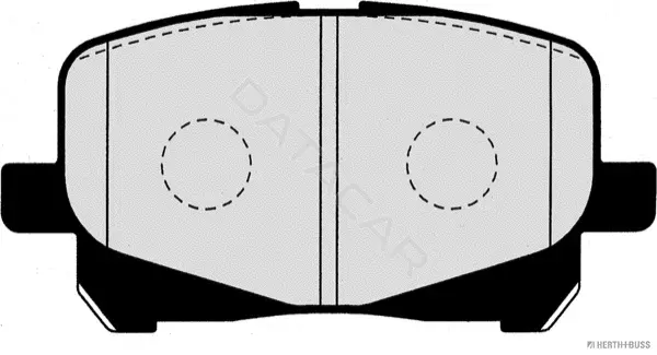 Тормозные колодки HERTH+BUSS J3602090