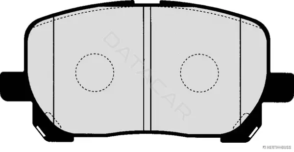 Тормозные колодки HERTH+BUSS J3602096