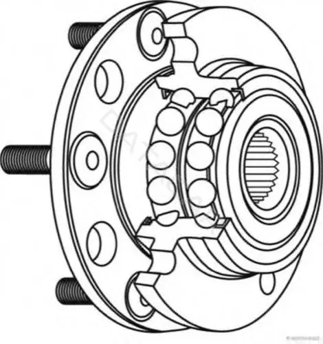 Подшипник ступицы HERTH+BUSS J4705029