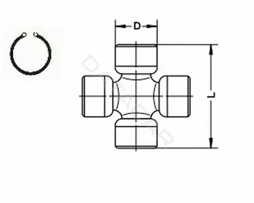 Муфта кардана GKN SPIDAN/LOEBRO U110