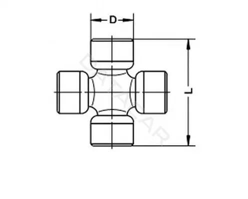 Муфта кардана GKN SPIDAN/LOEBRO U216