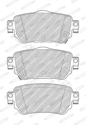 Тормозные колодки FERODO FDB4842