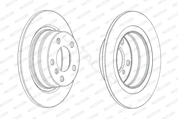 Тормозные диски FERODO DDF2197C