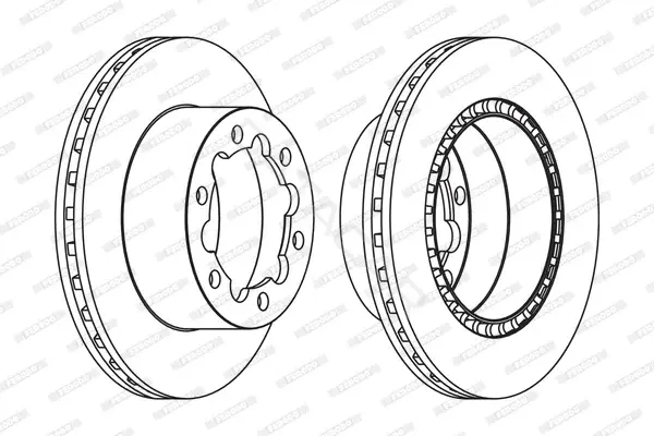 Тормозные диски FERODO FCR312A