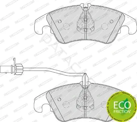 Тормозные колодки FERODO FDB4044