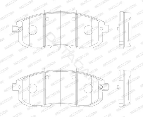 Тормозные колодки FERODO FDB4148